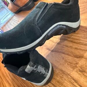 Youth Black Slip-On Shoes